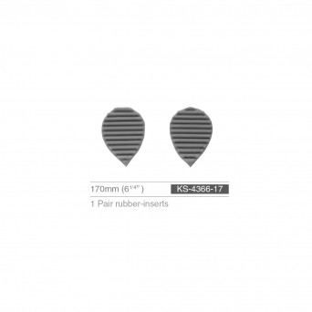 PAIR RUBBER-INSERTS