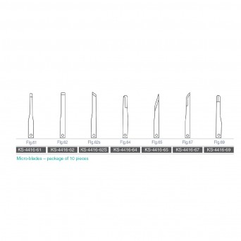Micro-blades – package of 10 pieces